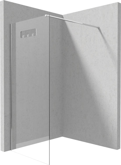 Shower cabin, walk-in, 100 cm
