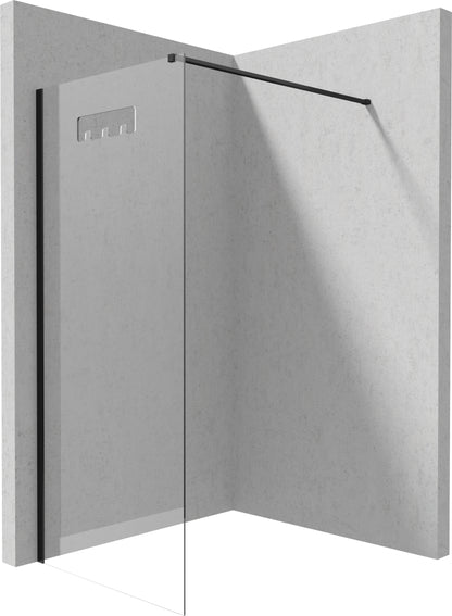 Shower cabin, walk-in, 90 cm