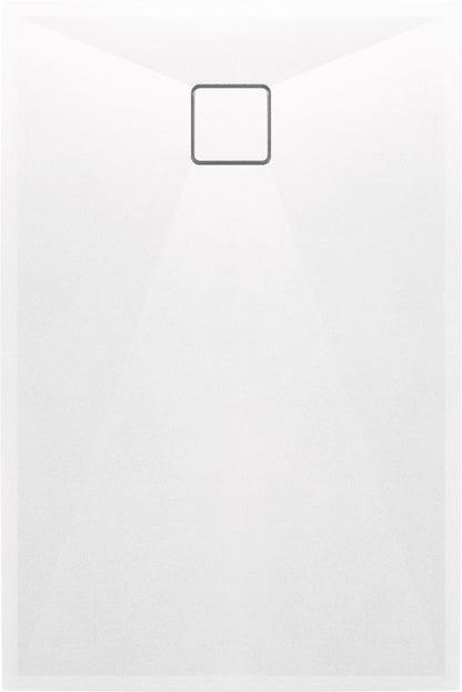 Granite shower tray, rectangular, 100x90 cm