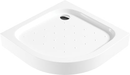 Acrylic shower tray, half round, 90 cm