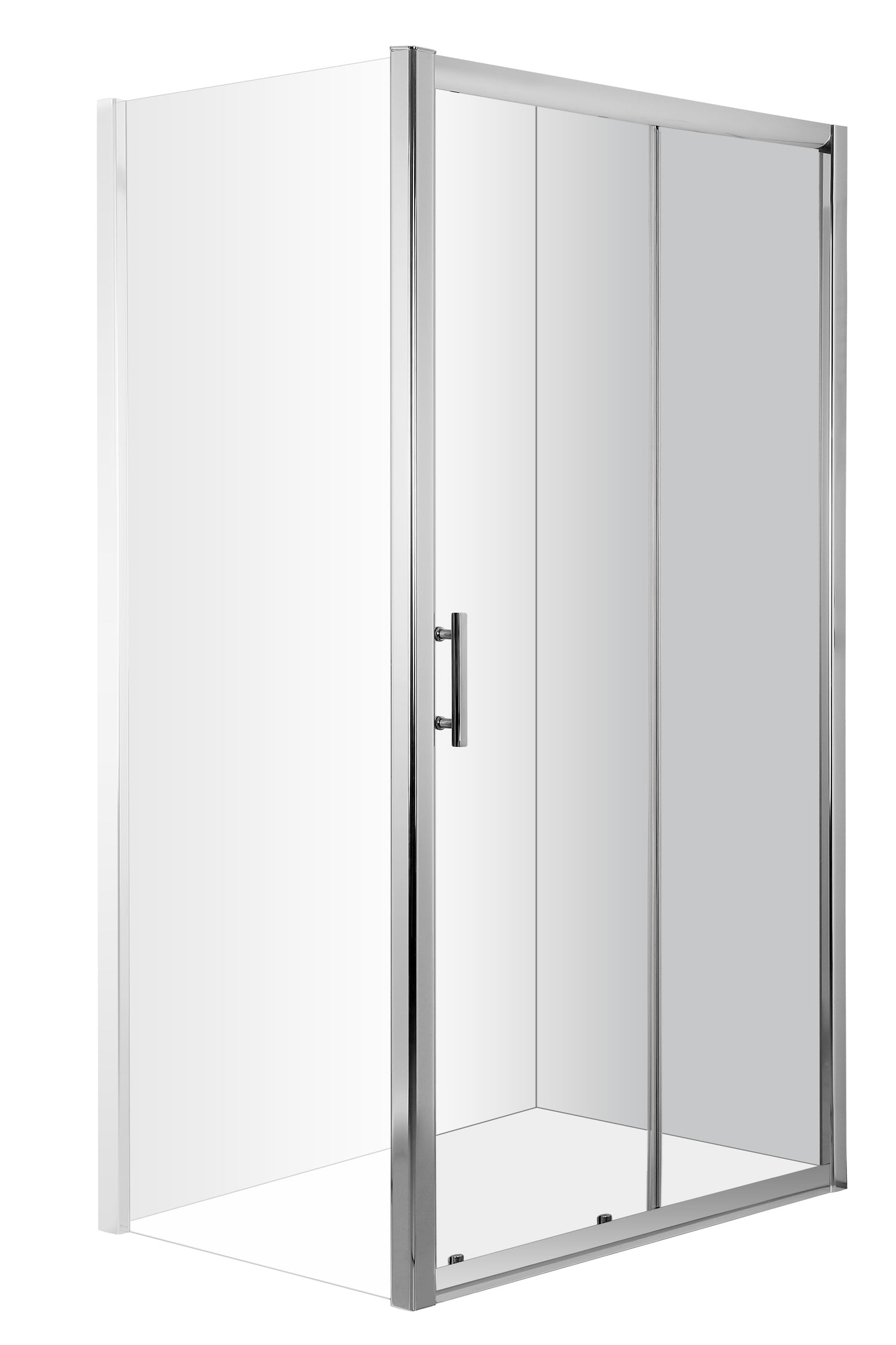 Shower doors, recessed, 120 cm - sliding