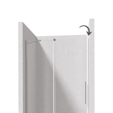 Profile for recessed door, Prizma system