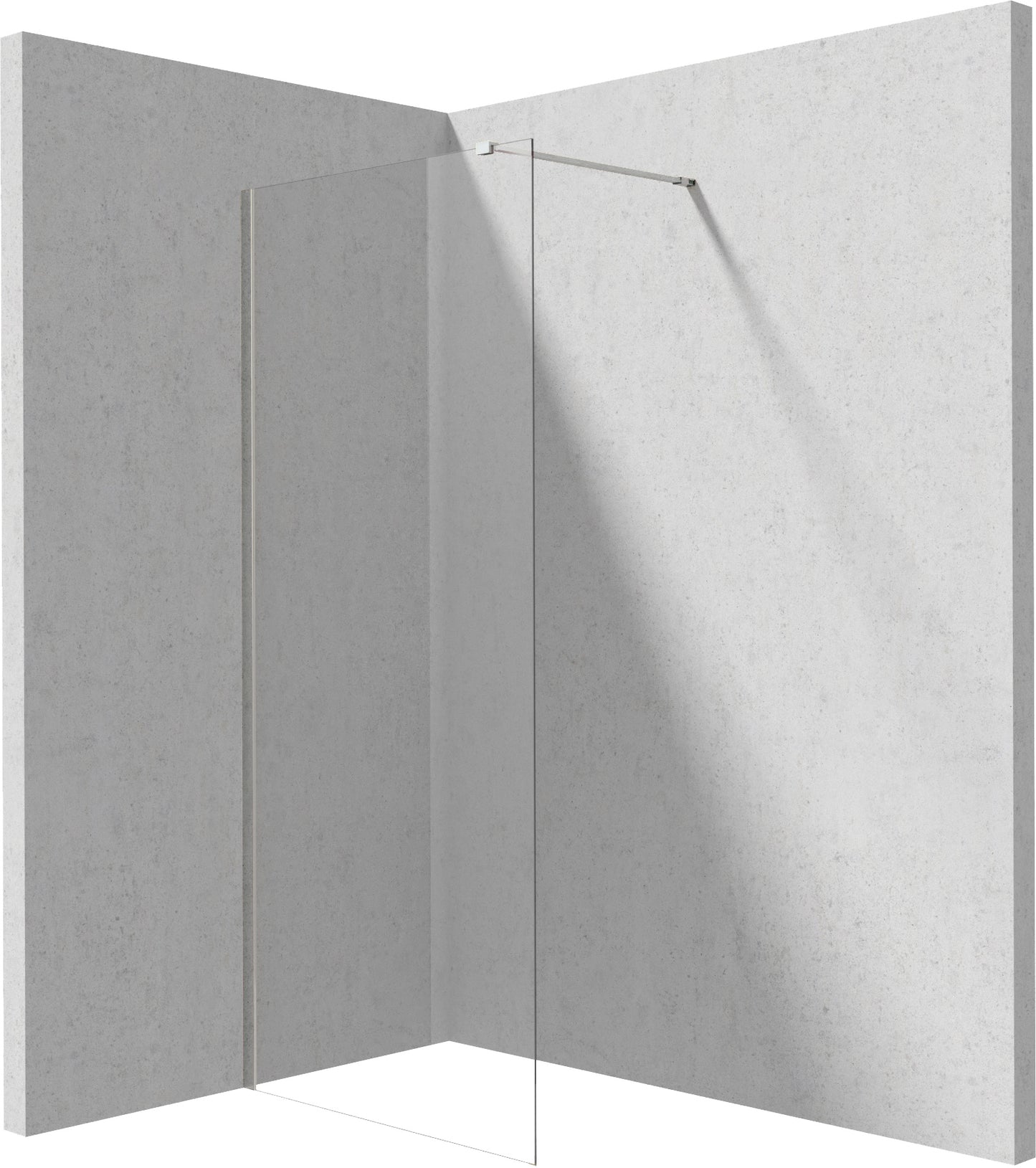 Shower wall, walk-in, 100 cm