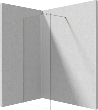 Shower wall, walk-in, 70 cm