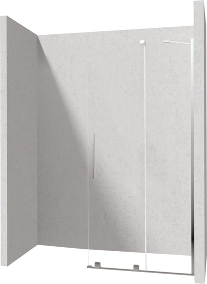 Shower wall, walk-in, 120 cm - sliding
