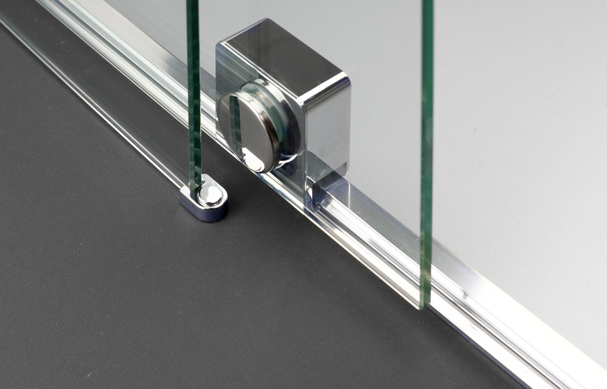 Shower wall, walk-in, 100 cm - sliding