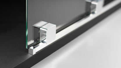 Shower wall, walk-in, 140 cm - sliding