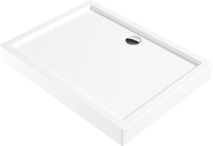 Acrylic shower tray, rectangular, 120x80 cm