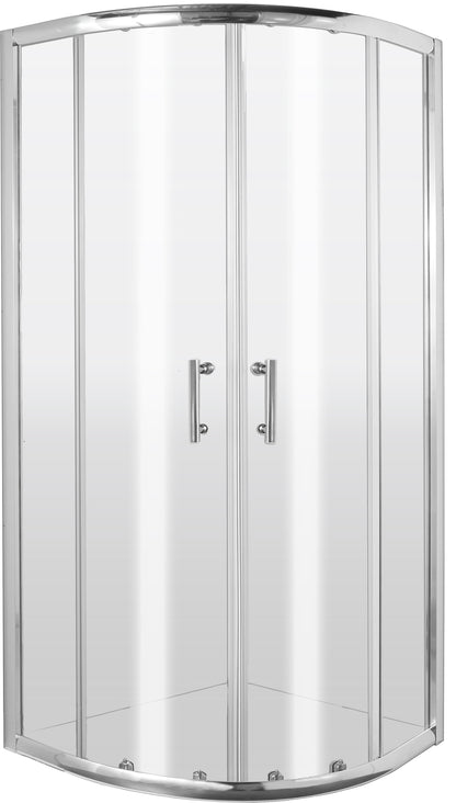 Shower cabin, half round, 80 cm