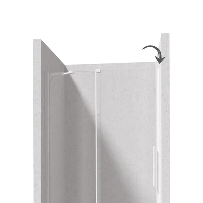 Profile for recessed door, Prizma system