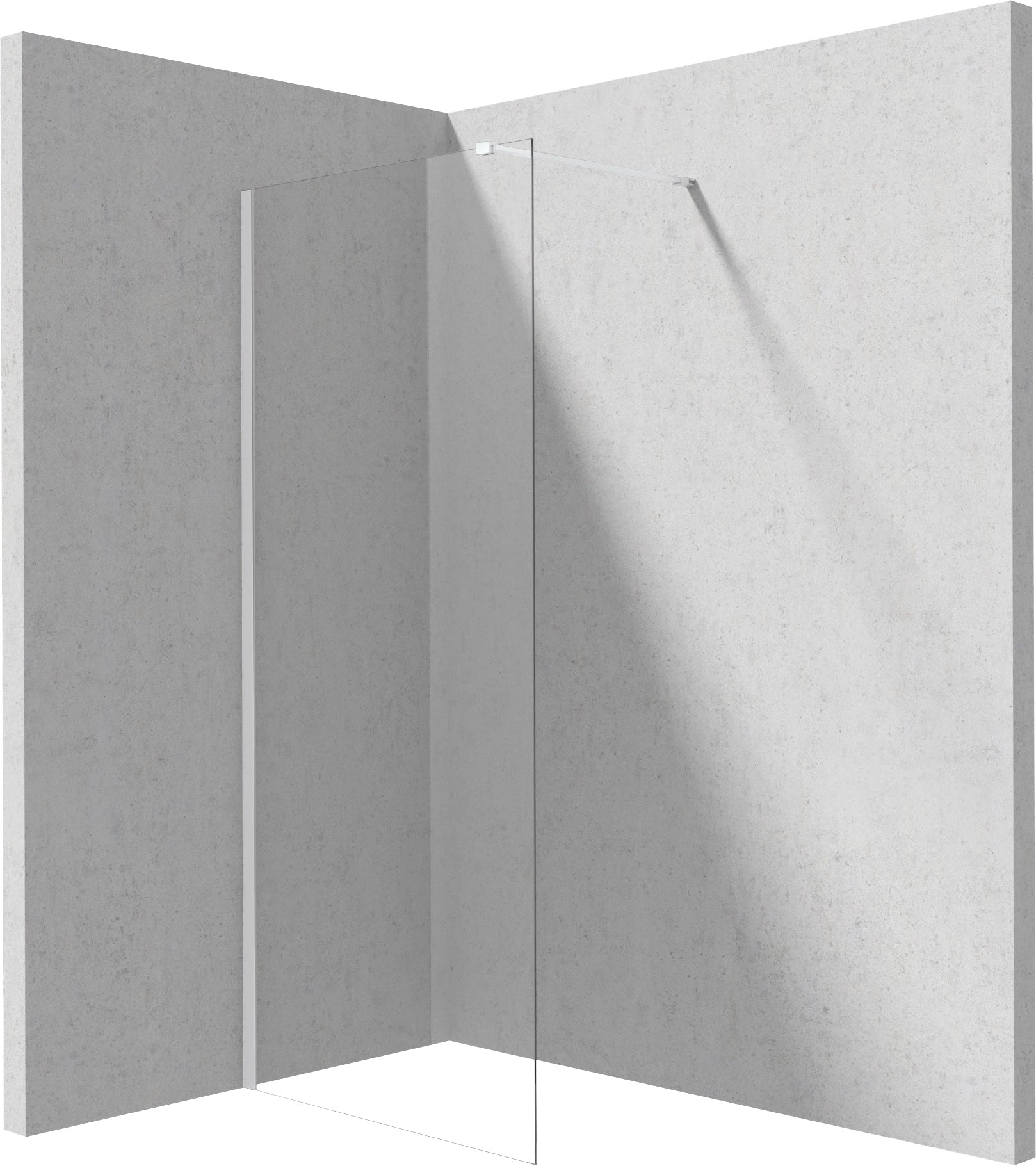 Shower wall, walk-in, 100 cm