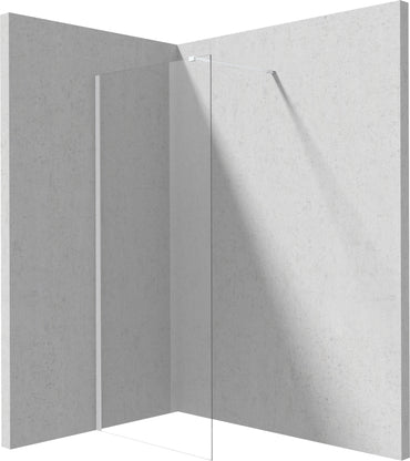 Shower wall, walk-in, 100 cm