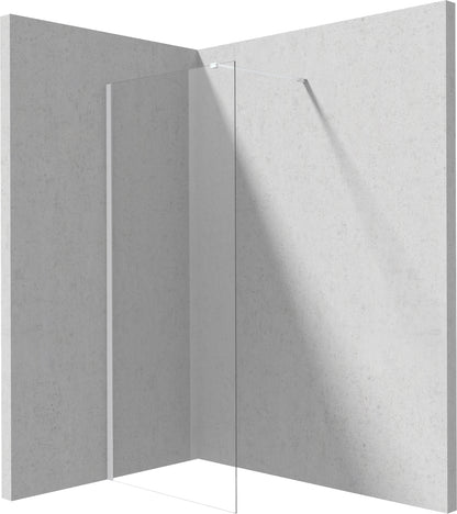 Shower wall, walk-in, 80 cm