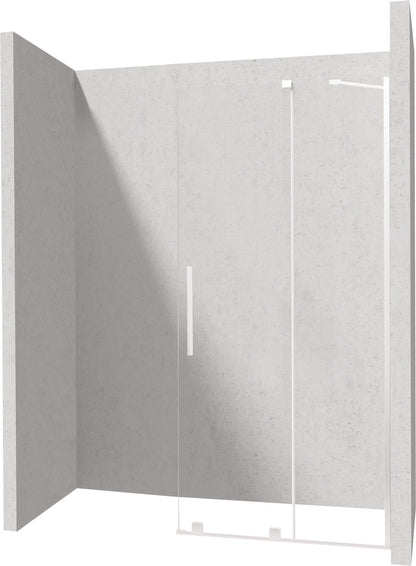 Shower wall, walk-in, 120 cm - sliding