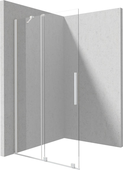 Shower wall, walk-in, 120 cm - sliding