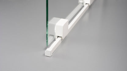 Shower wall, walk-in, 140 cm - sliding