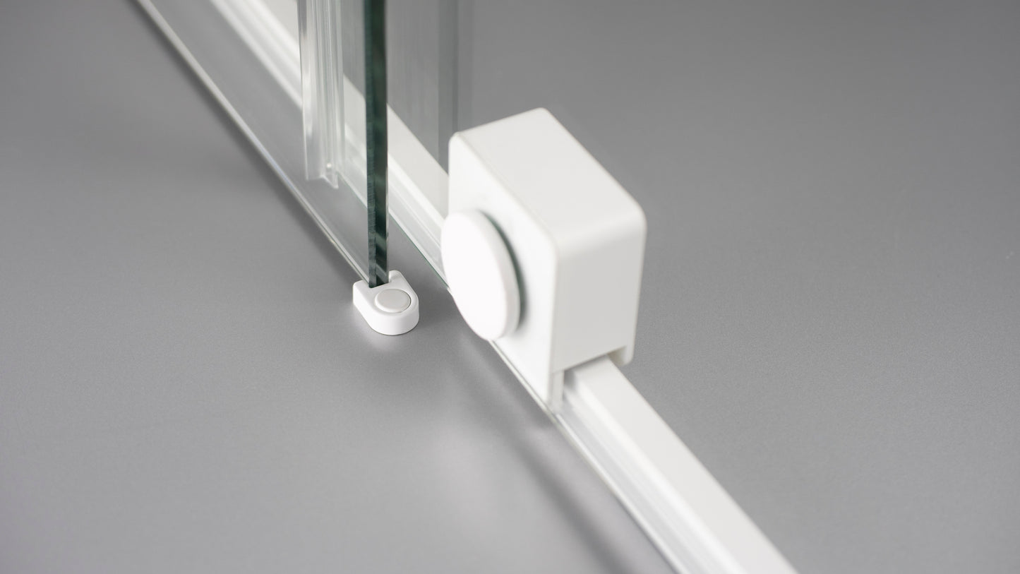 Shower wall, walk-in, 140 cm - sliding