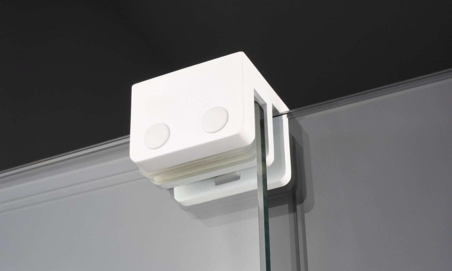 Shower wall, walk-in, 90 cm - sliding