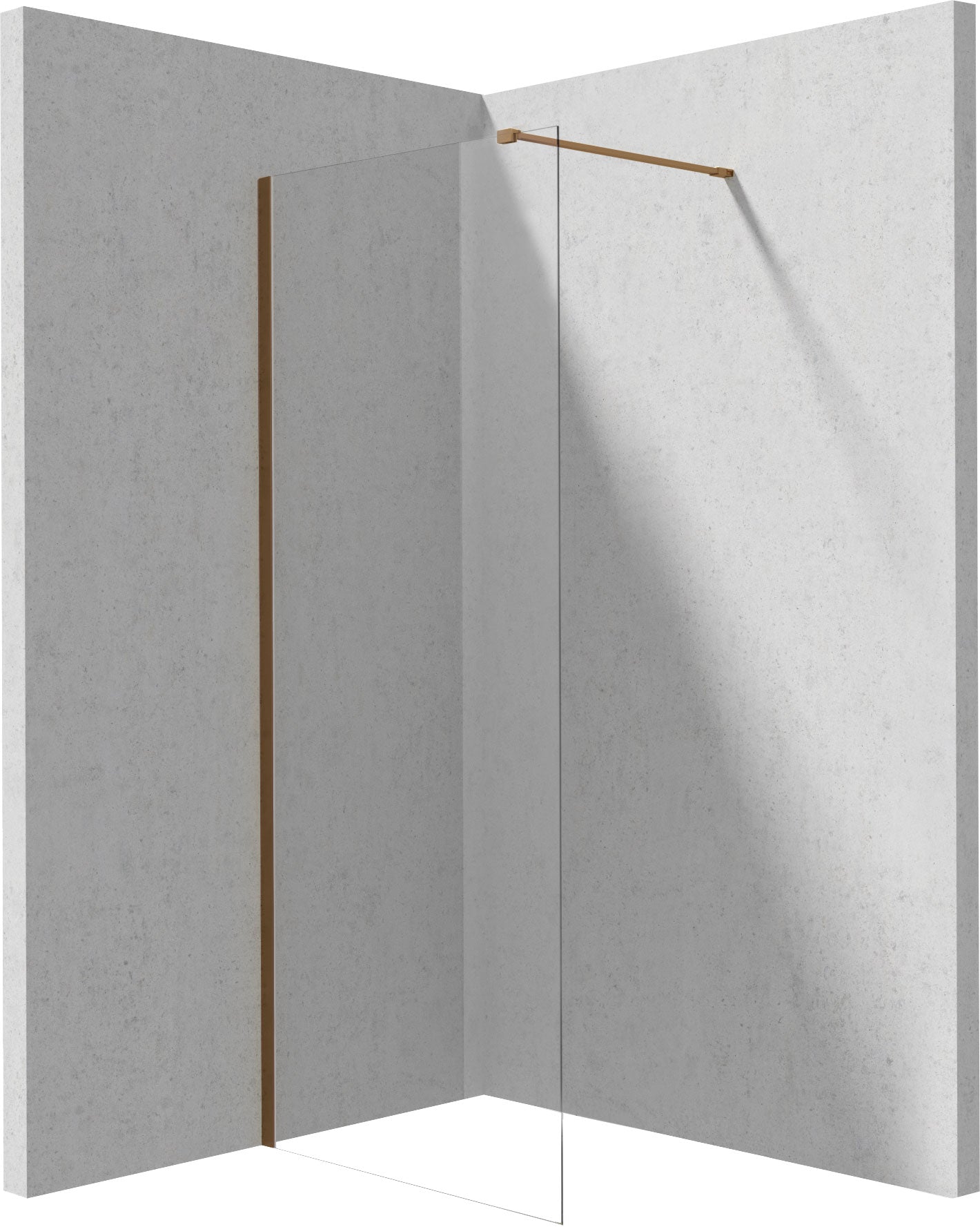Shower wall, walk-in, 70 cm