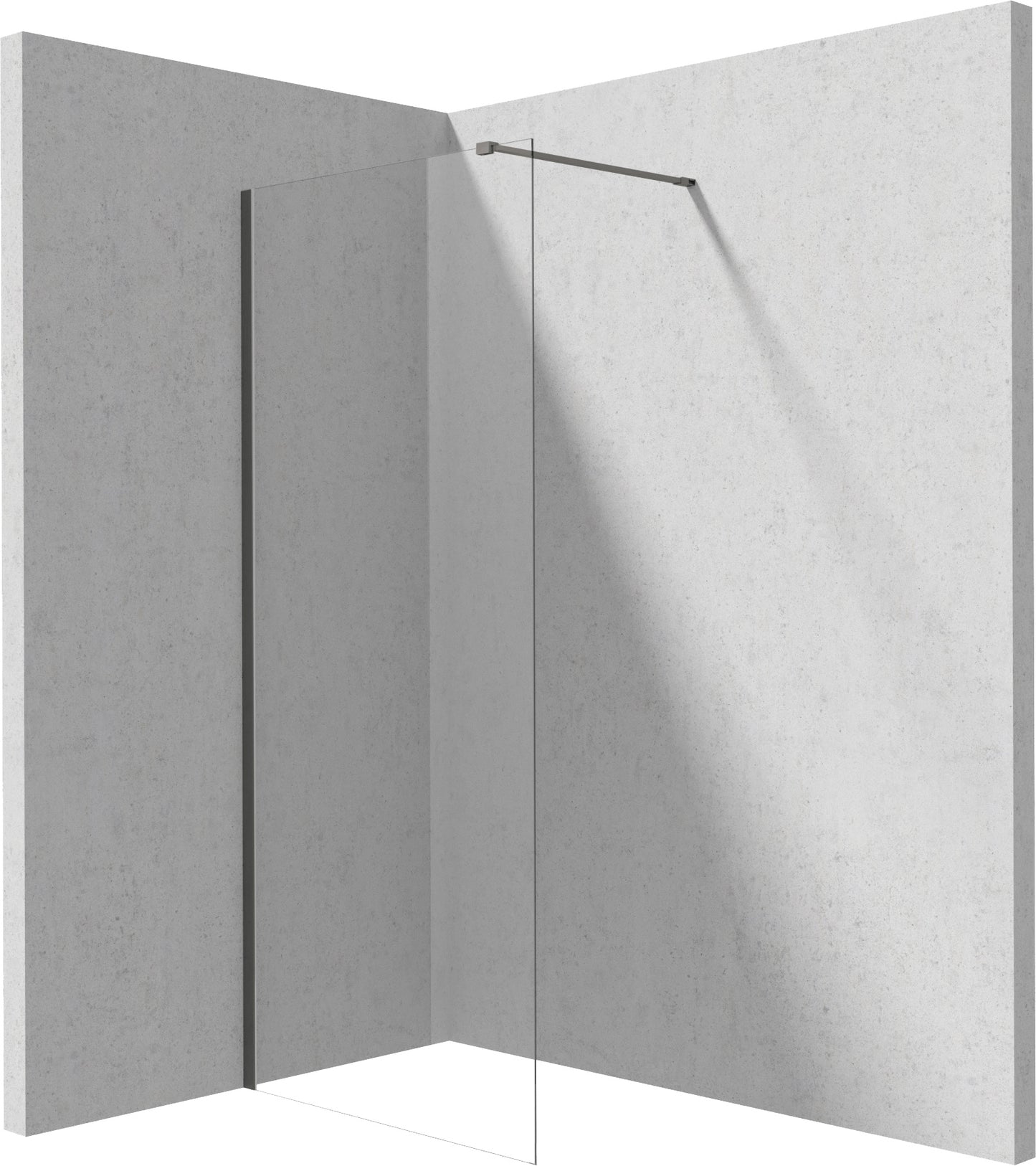 Shower wall, walk-in, 100 cm