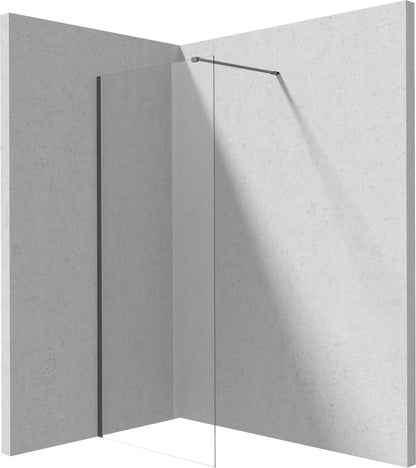 Shower wall, walk-in, 90 cm