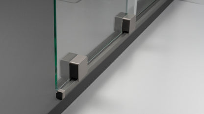 Shower wall, walk-in, 140 cm - sliding