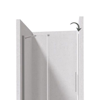 Profile for recessed door, Prizma system