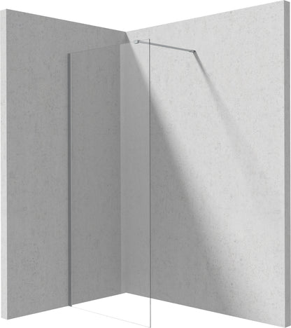 Shower wall, walk-in, 100 cm