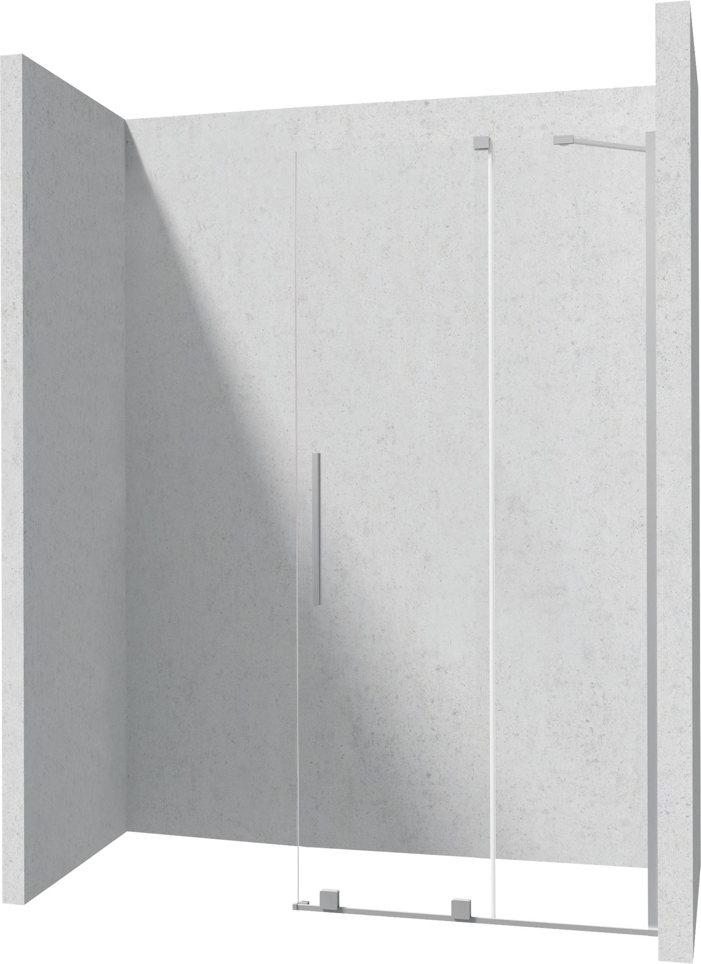 Shower wall, walk-in, 120 cm - sliding