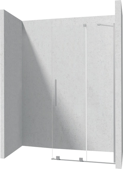 Shower wall, walk-in, 120 cm - sliding