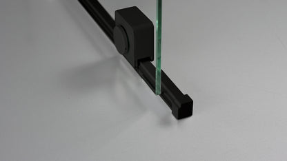 Shower wall, walk-in, 140 cm - sliding