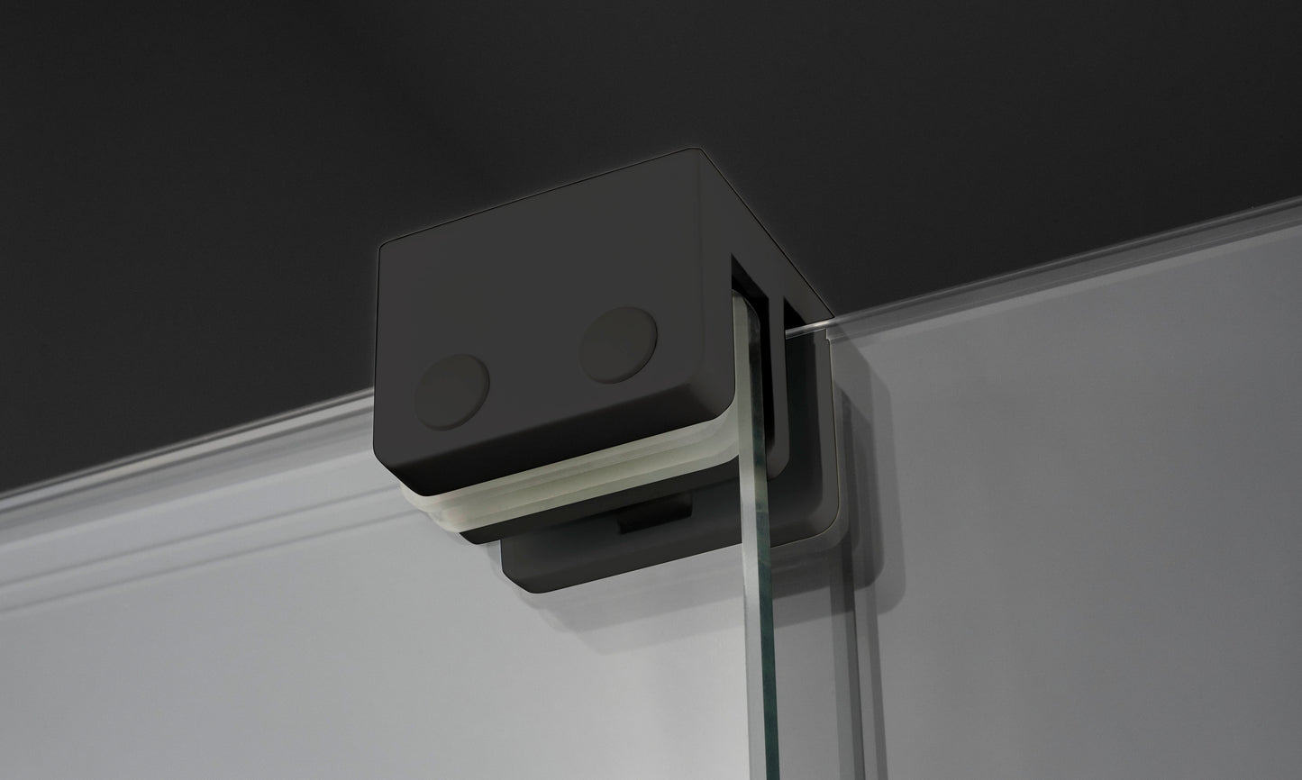 Shower wall, walk-in, 140 cm - sliding