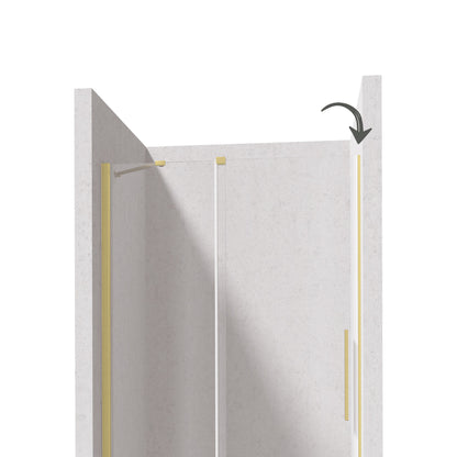 Profile for recessed door, Prizma system