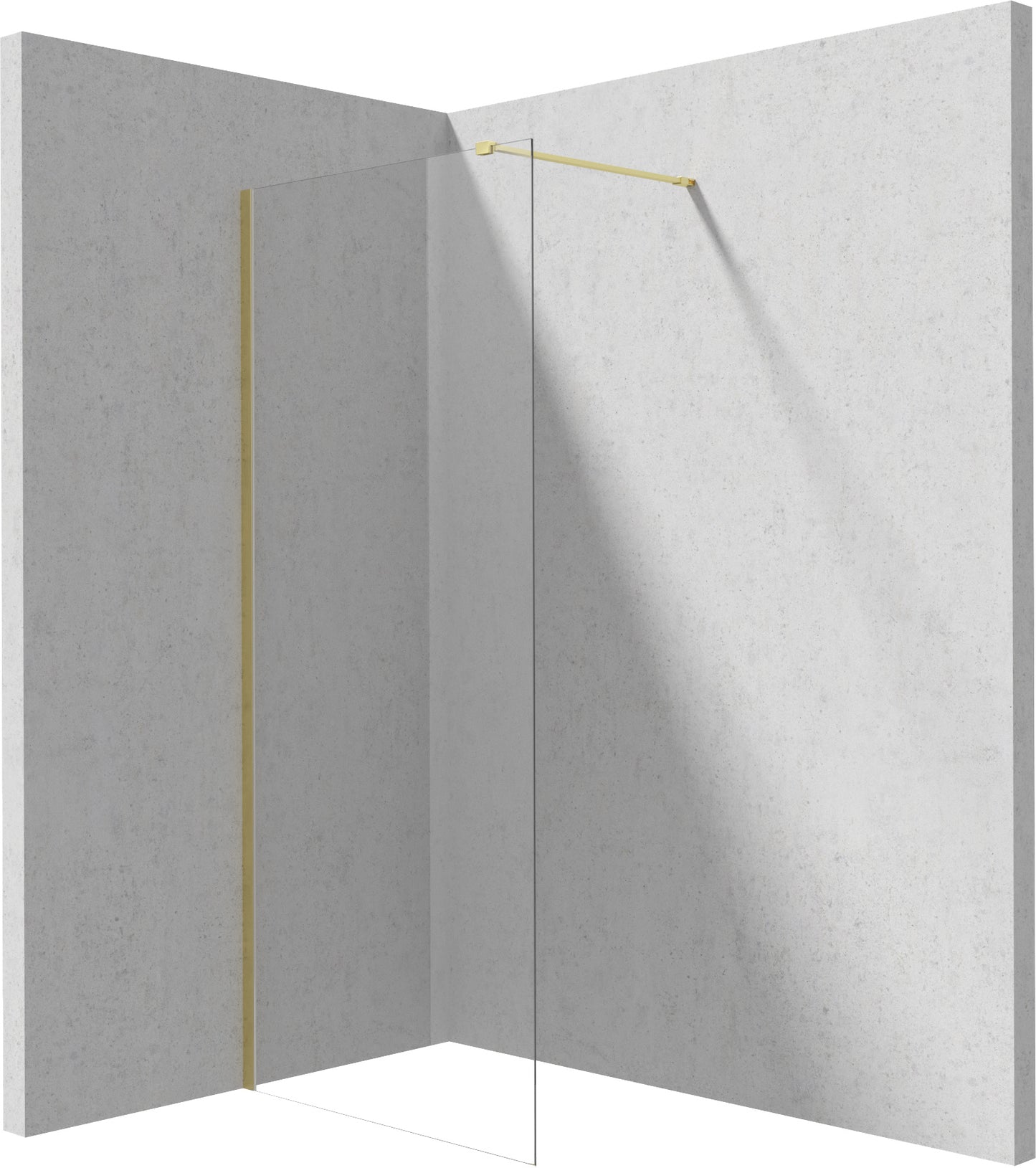 Shower wall, walk-in, 100 cm