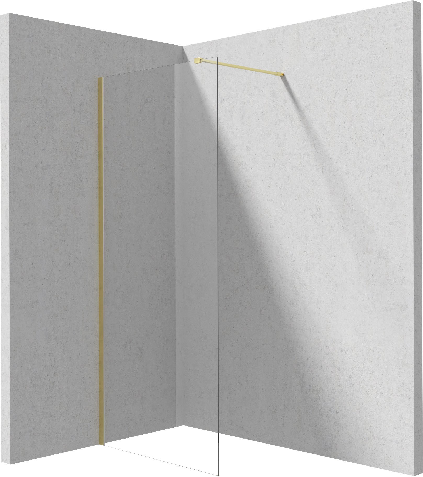 Shower wall, walk-in, 100 cm
