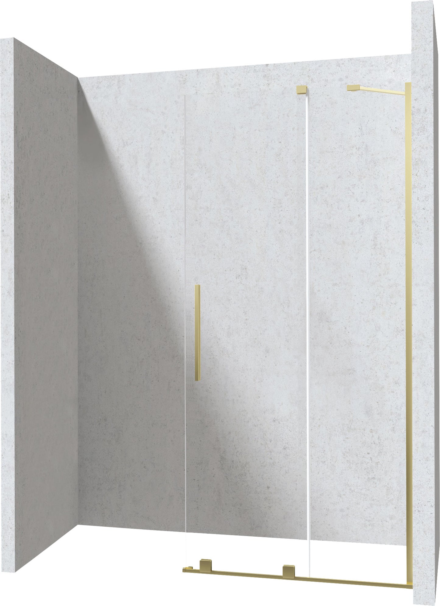 Shower wall, walk-in, 120 cm - sliding