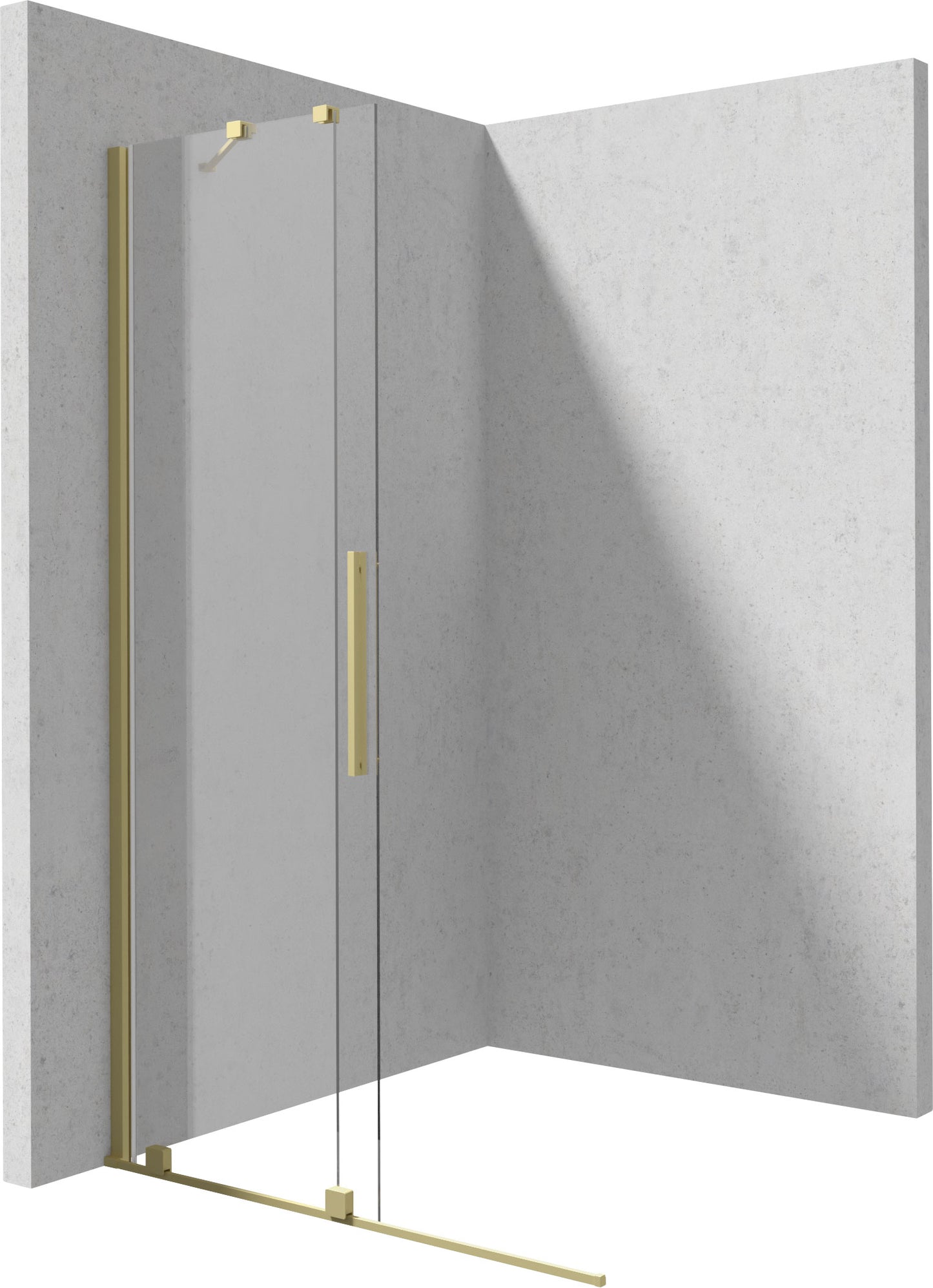 Shower wall, walk-in, 100 cm - sliding