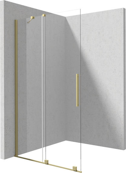 Shower wall, walk-in, 100 cm - sliding
