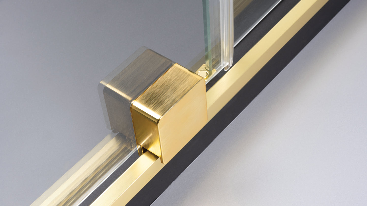 Shower wall, walk-in, 90 cm - sliding