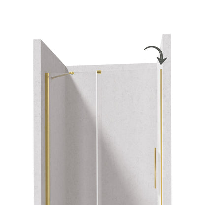 Profile for recessed door, Prizma system
