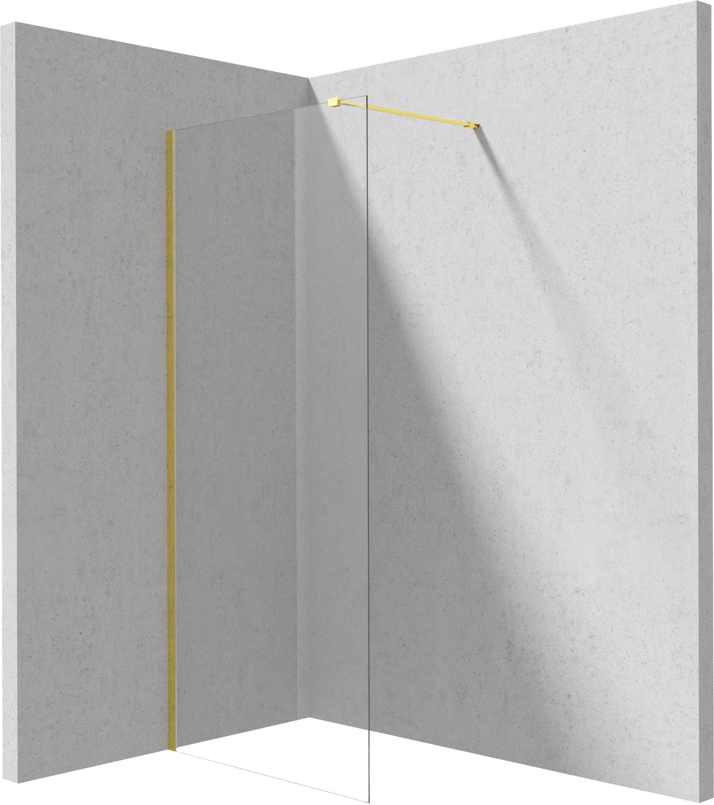 Shower wall, walk-in, 90 cm