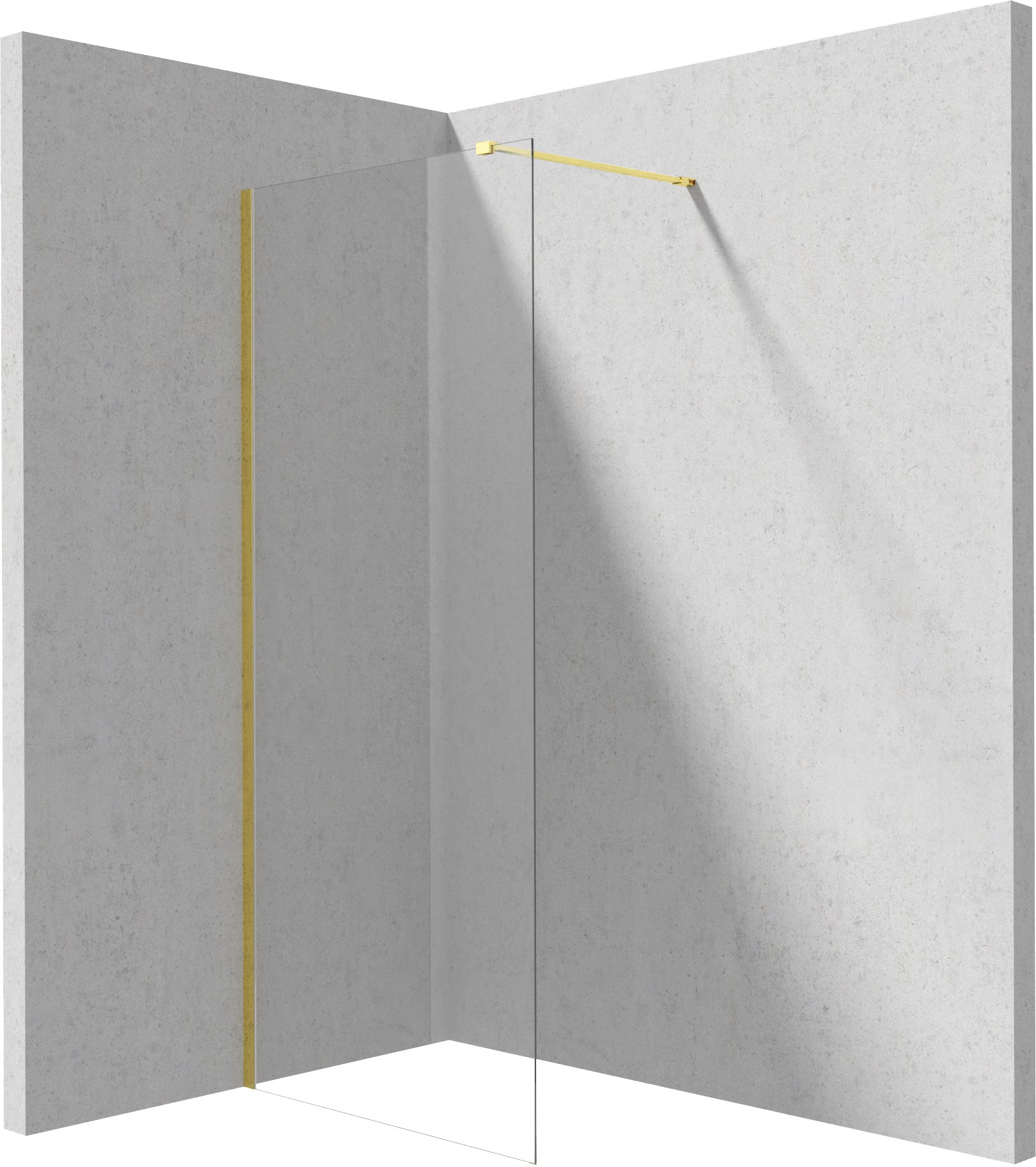 Shower wall, walk-in, 90 cm