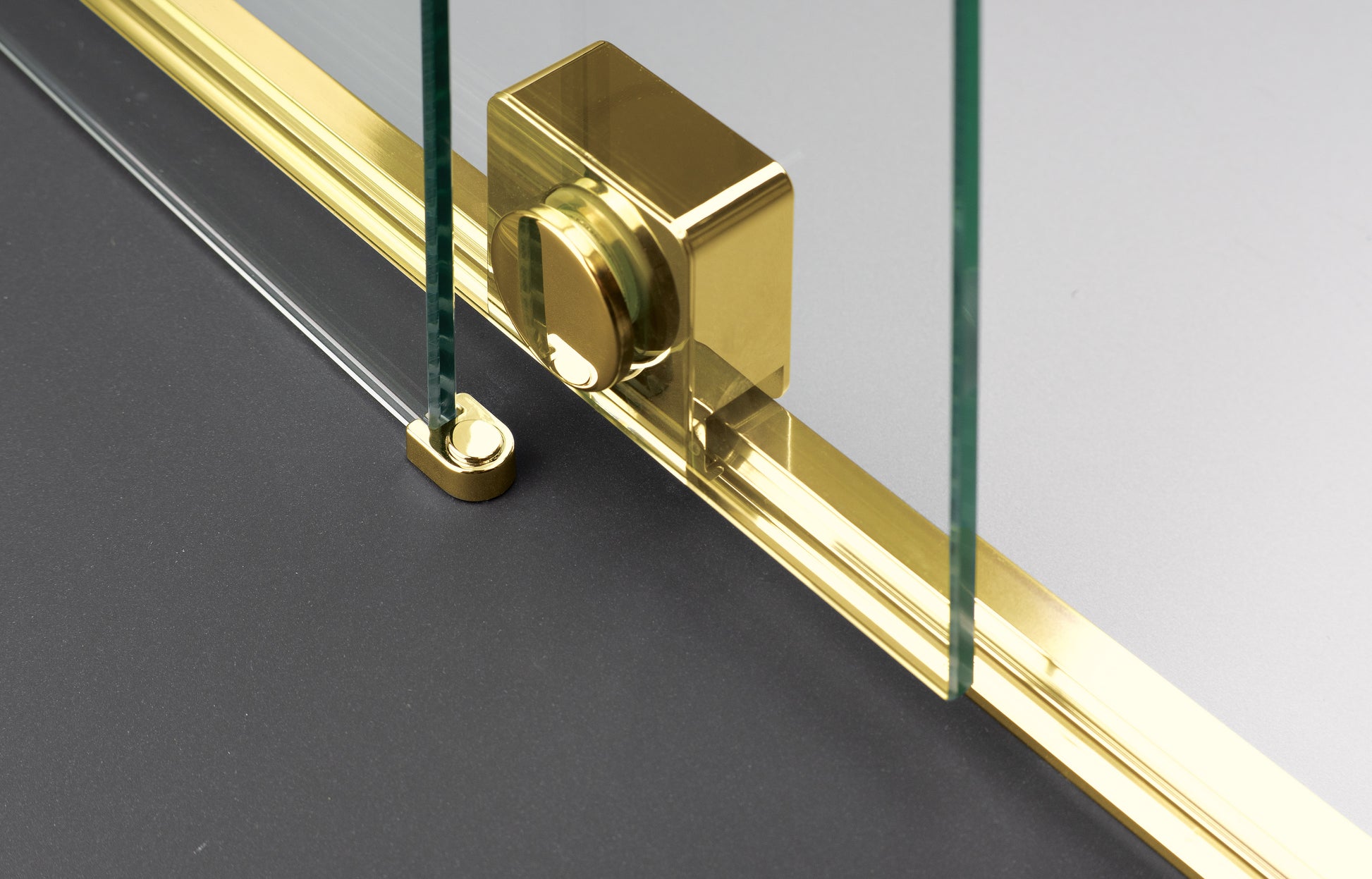 Shower wall, walk-in, 90 cm - sliding