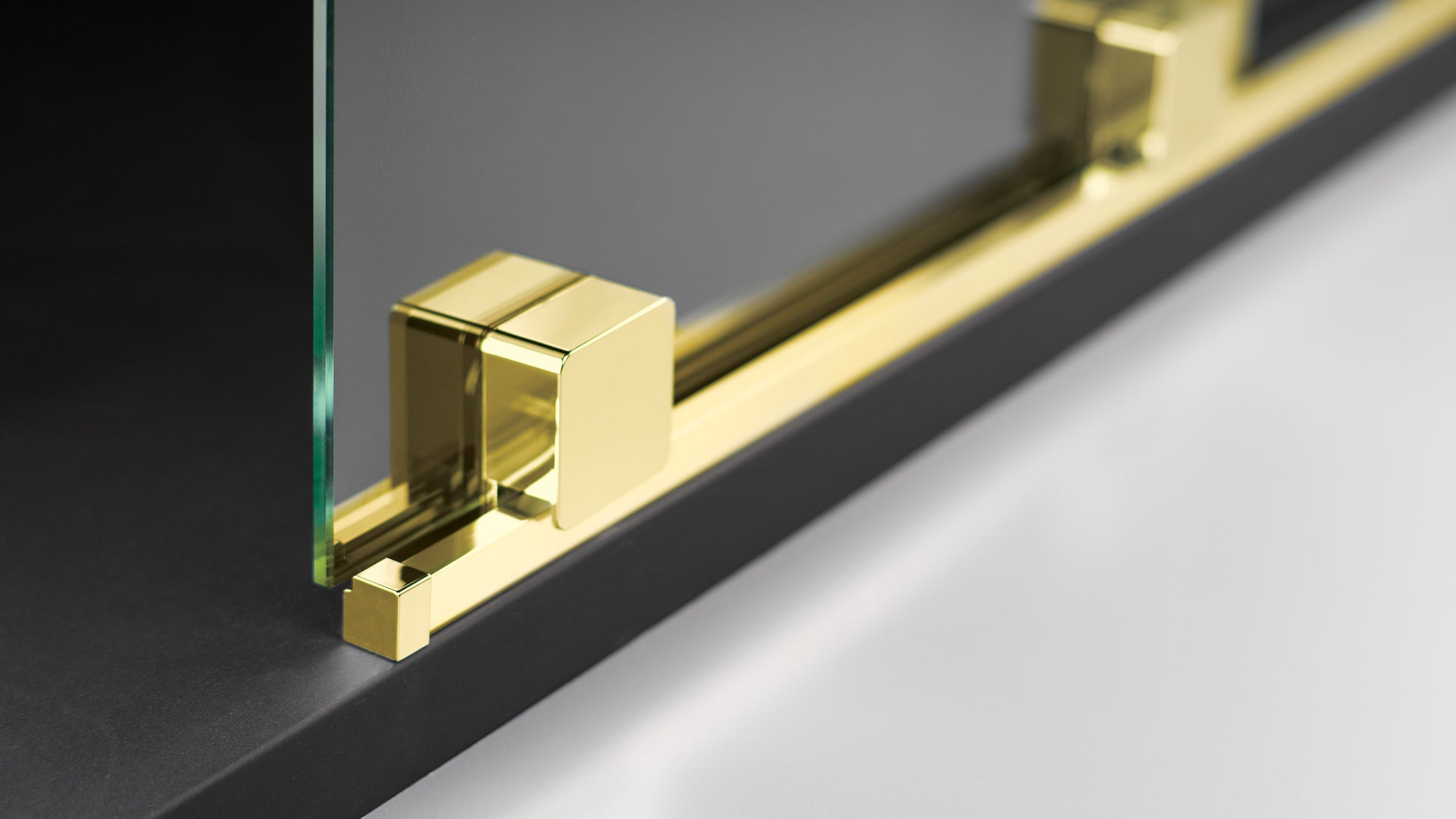 Shower wall, walk-in, 140 cm - sliding