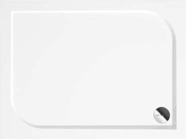 Acrylic shower tray, rectangular, 100x80 cm