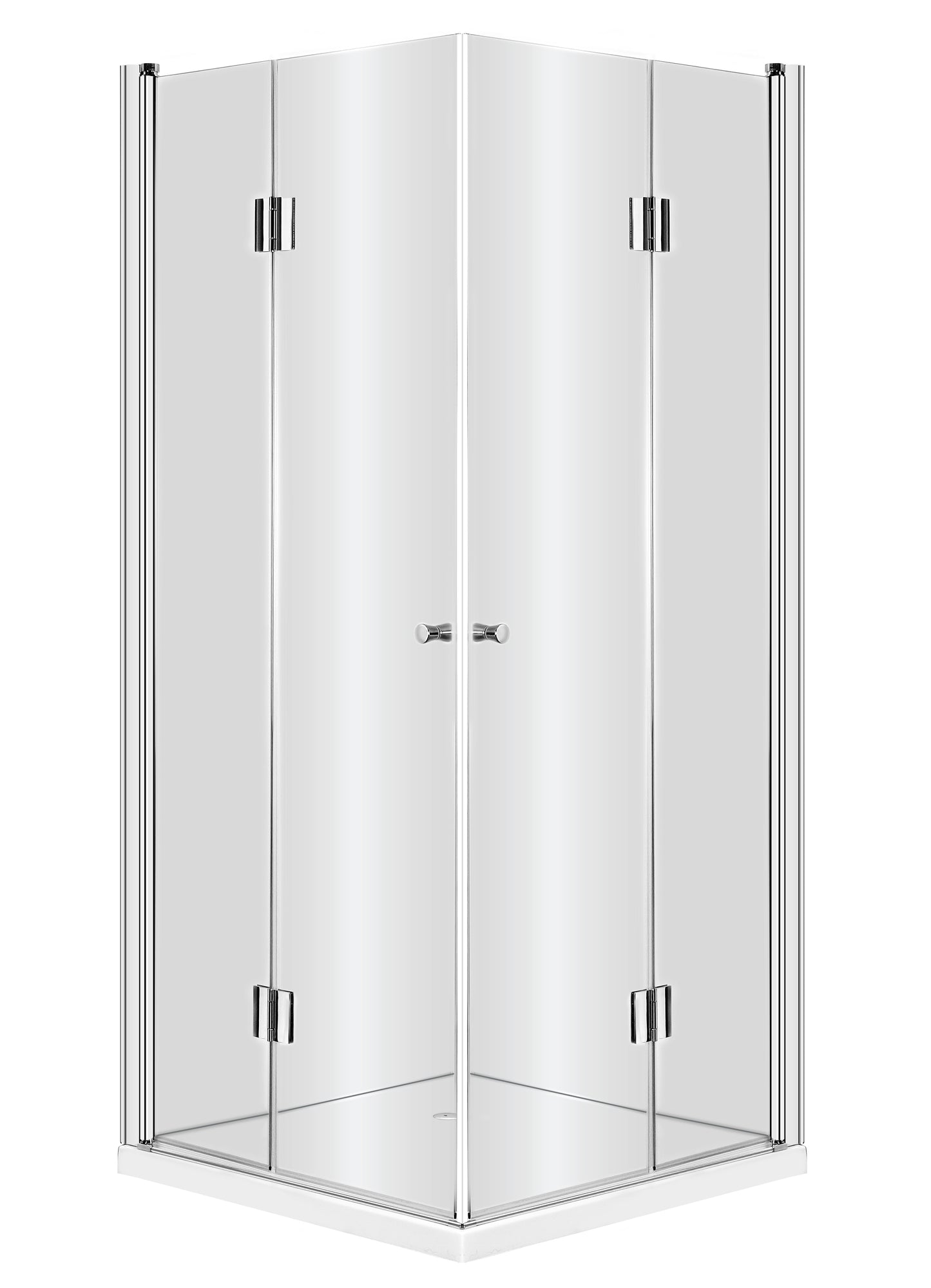 Shower cabin, square, 80 cm