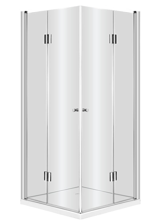 Shower cabin, square, 80 cm