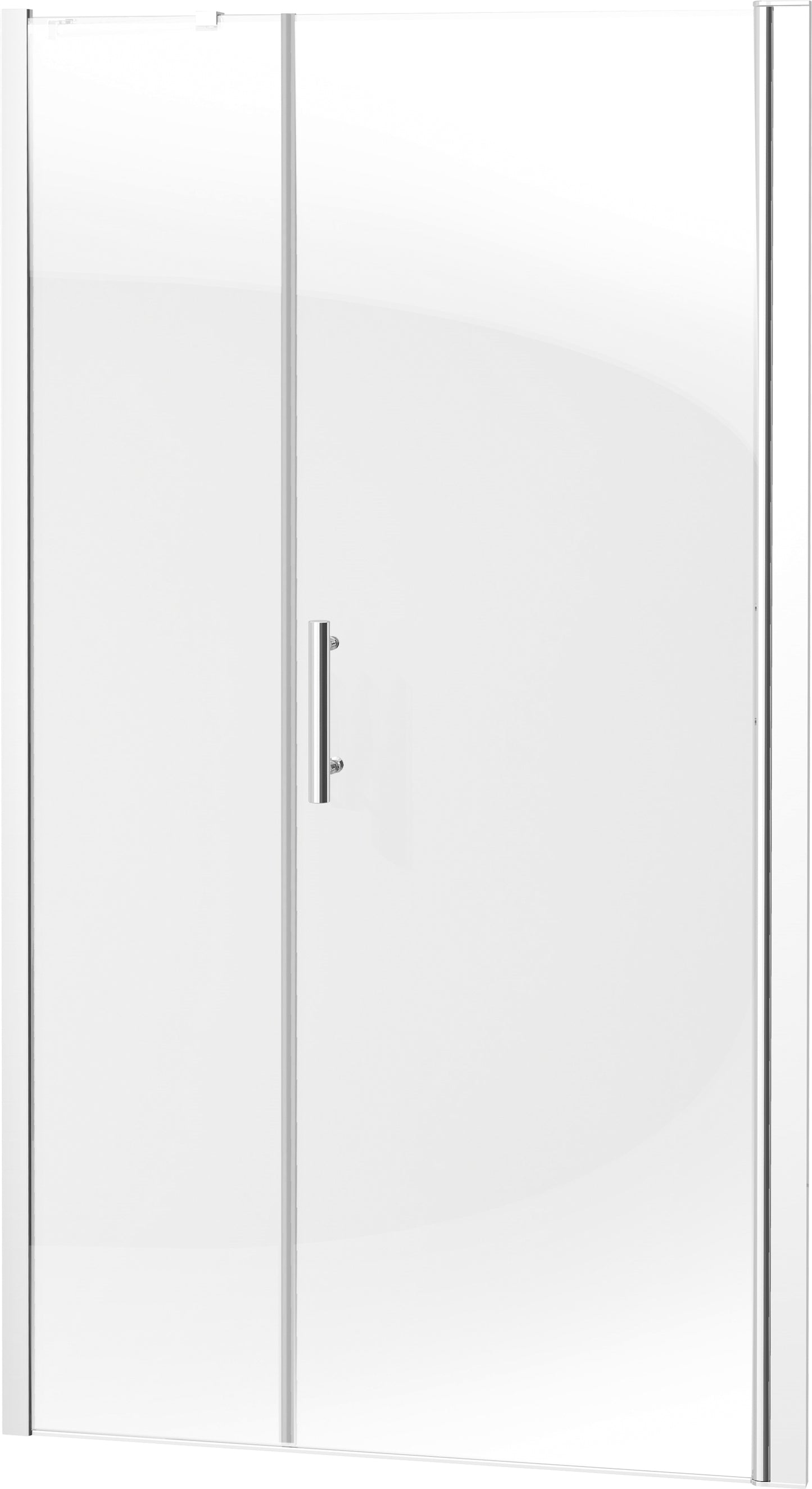 Shower doors, recessed, 90 cm - hinged