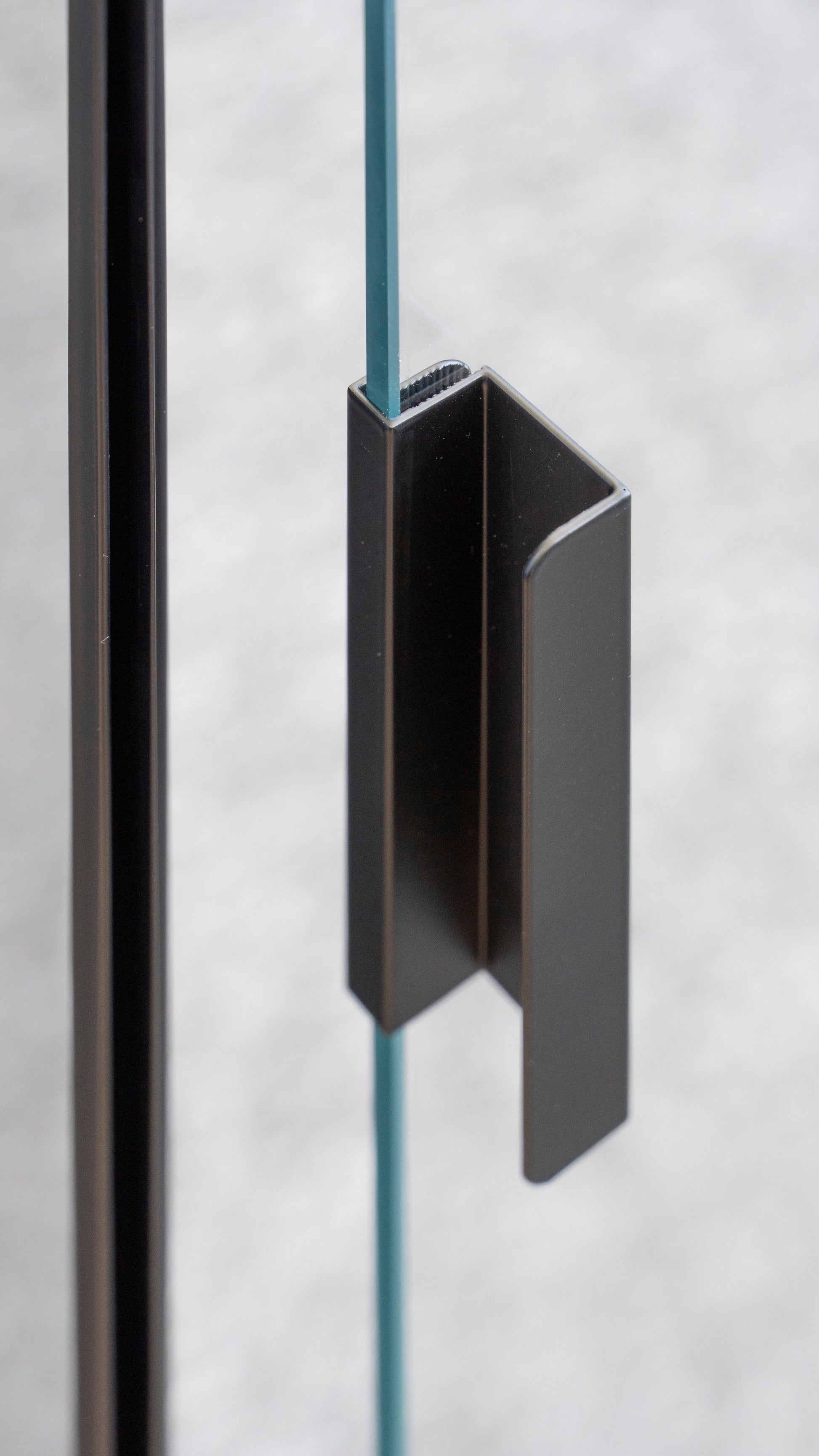 Shower door handle