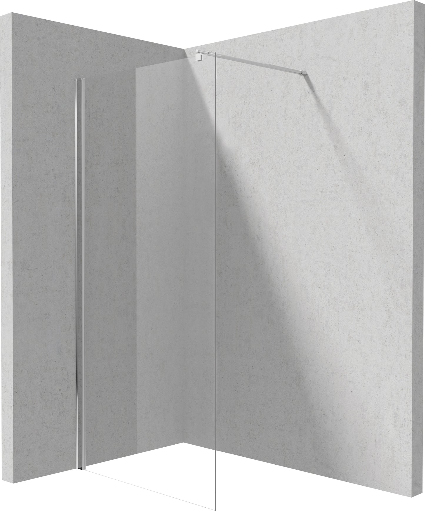 Shower wall / walk-in, Kerria Plus system, 100 cm